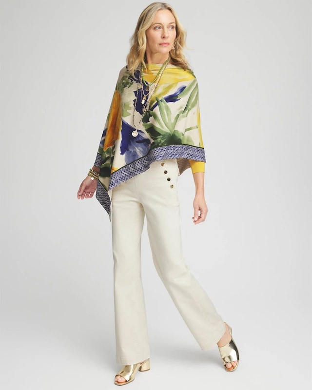 Convertible Drape Poncho - image 2